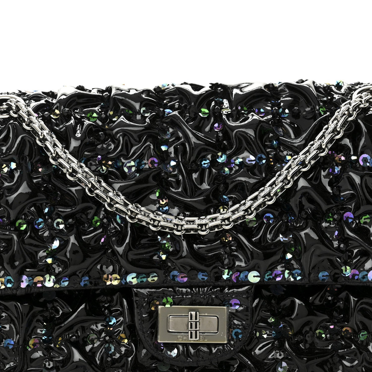 Flap Shoulder Bag - Black