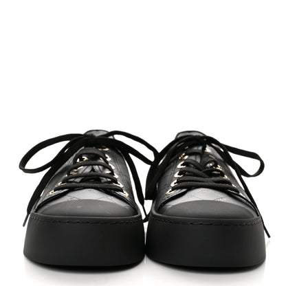 Chanel Lambskin Printed Logo Women's Shoes
