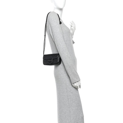 Calfskin Belt Bag - Black