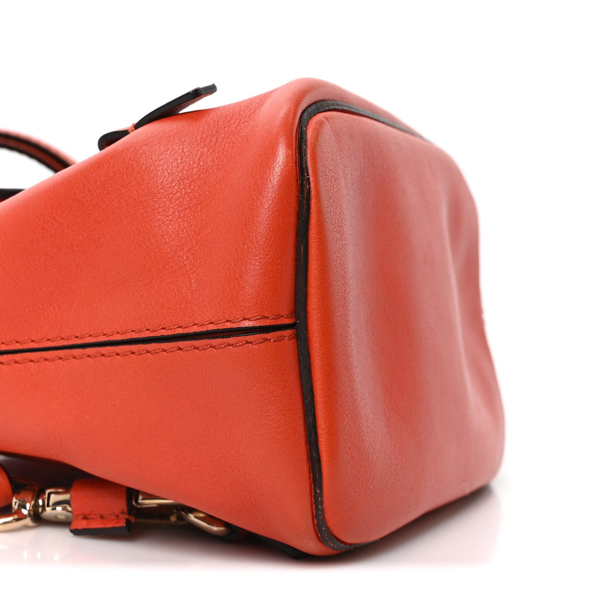 Mini Calfskin Suede Backpack - Red