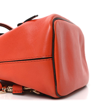 Mini Calfskin Suede Backpack - Red