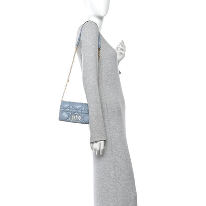 Mini Lambskin Handbag - Blue