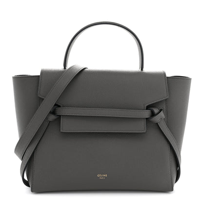 Calfskin Belt Bag - Grey