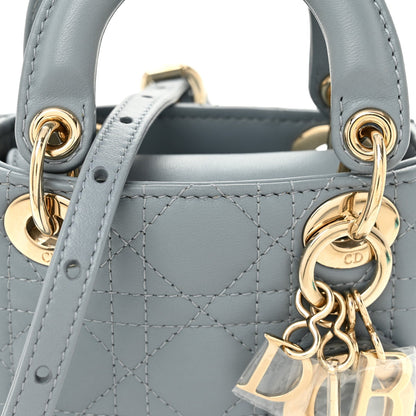 Lambskin Handbag - Blue