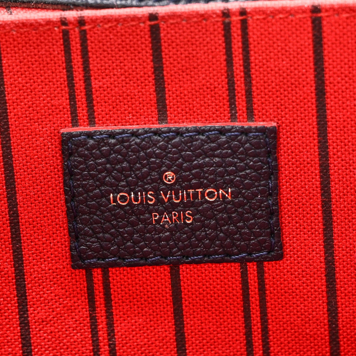 Empreinte Pochette Metis Marine Rouge Handbag