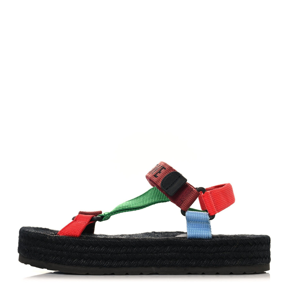 Loewe Raffia Women's Paula's Ibiza Strappy Espadrille Sandals 40 Black Multicolor