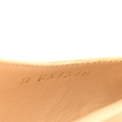Chanel Goatskin Grosgrain CC Cap Toe Women's Slingback Pumps