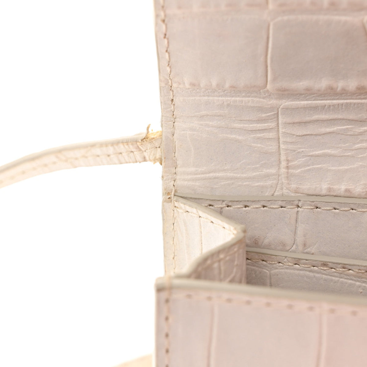 Calfskin Handbag - White