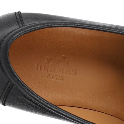 Hermes Calfskin Women's Colette Loafers 35 Black