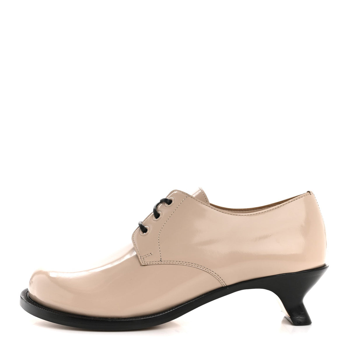 Loewebrushed Calfskin Campo Derby Loafers Light Pink