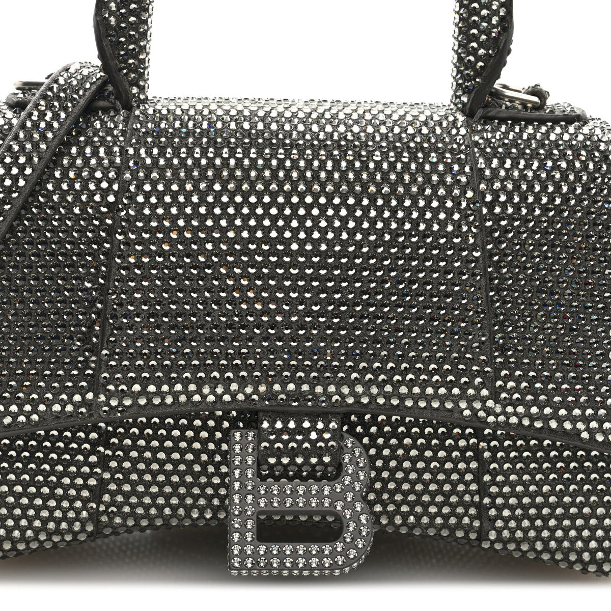 Suede Handbag - Grey
