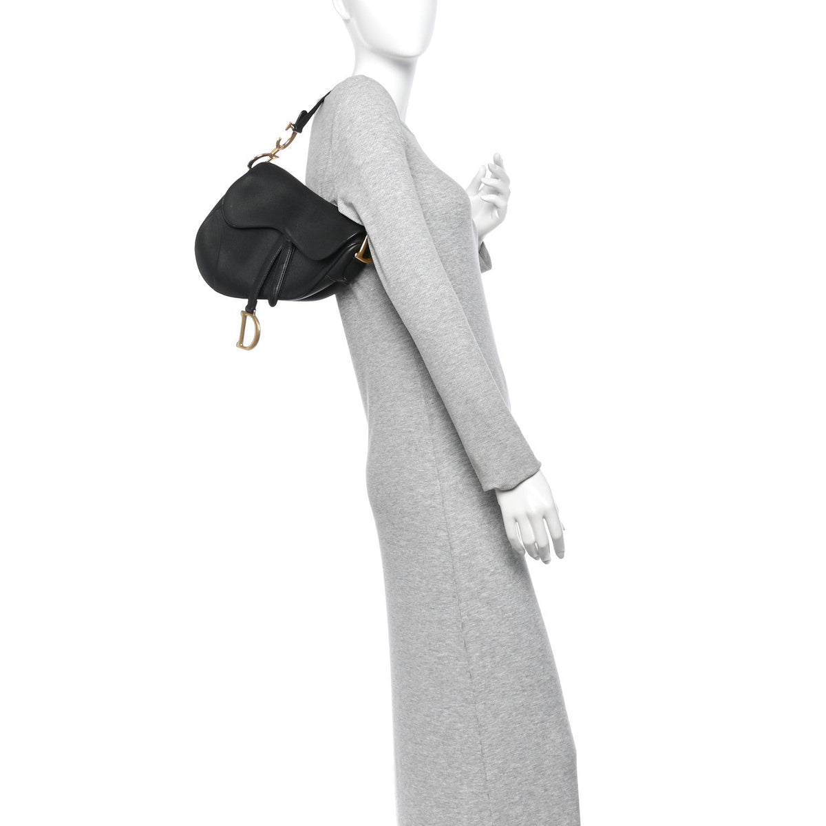 Calfskin Handbag - Black
