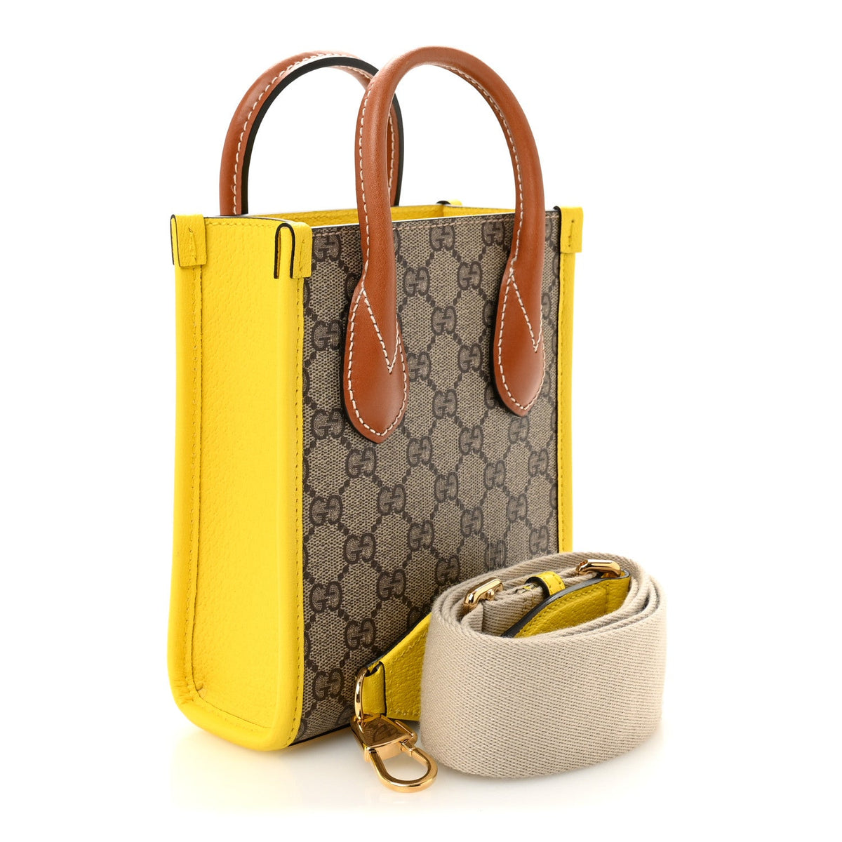 Mini Calfskin Tote Bag - Red