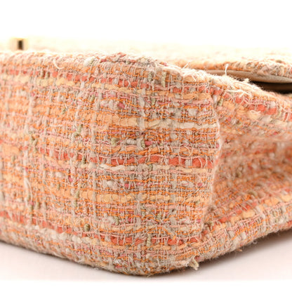 Medium Quilted Flap Shoulder Bag - Beige