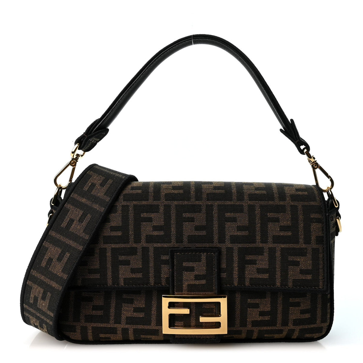 Medium Fabric Handbag - Black