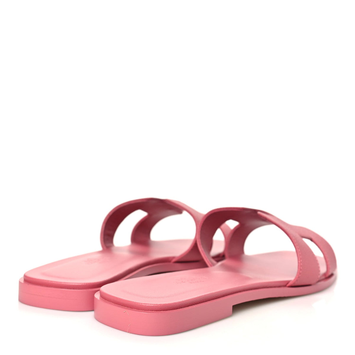 Hermes Epsom Oran Women's Sandals Rose De Venise