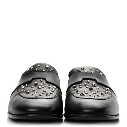 Hermes Calfskin Studded Ancora Women's Loafers