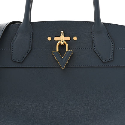 Calfskin Handbag - Blue