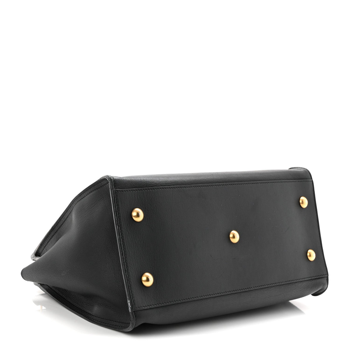 Small Calfskin Handbag - Black