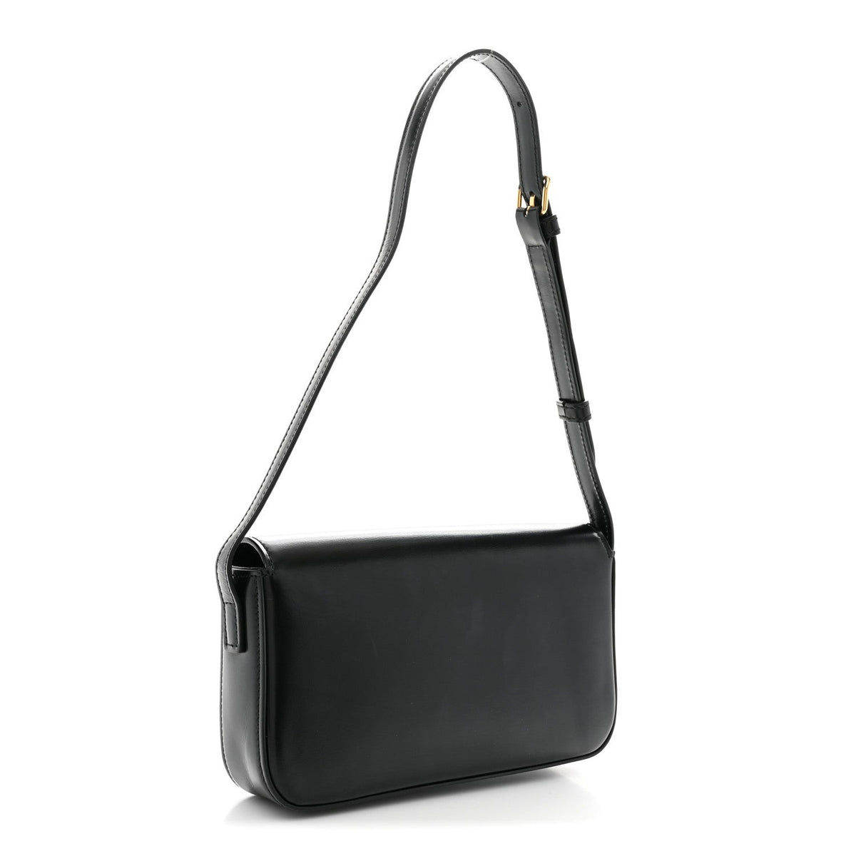 Calfskin Shoulder Bag - Black