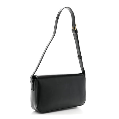 Calfskin Shoulder Bag - Black