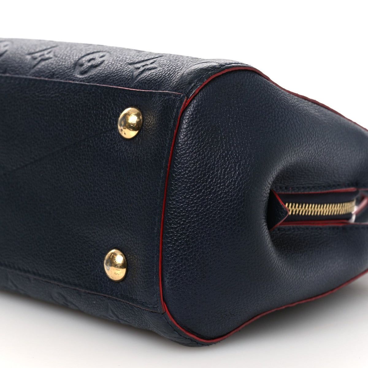 Empreinte Montaigne Bb Marine Rouge Handbag