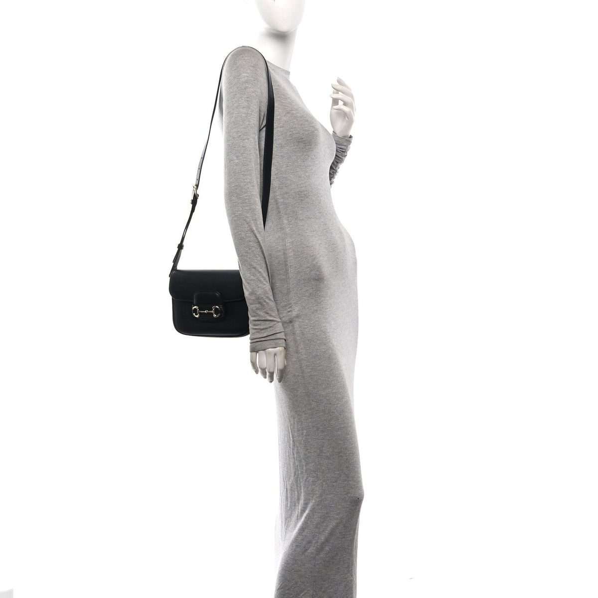 Calfskin Shoulder Bag - Black