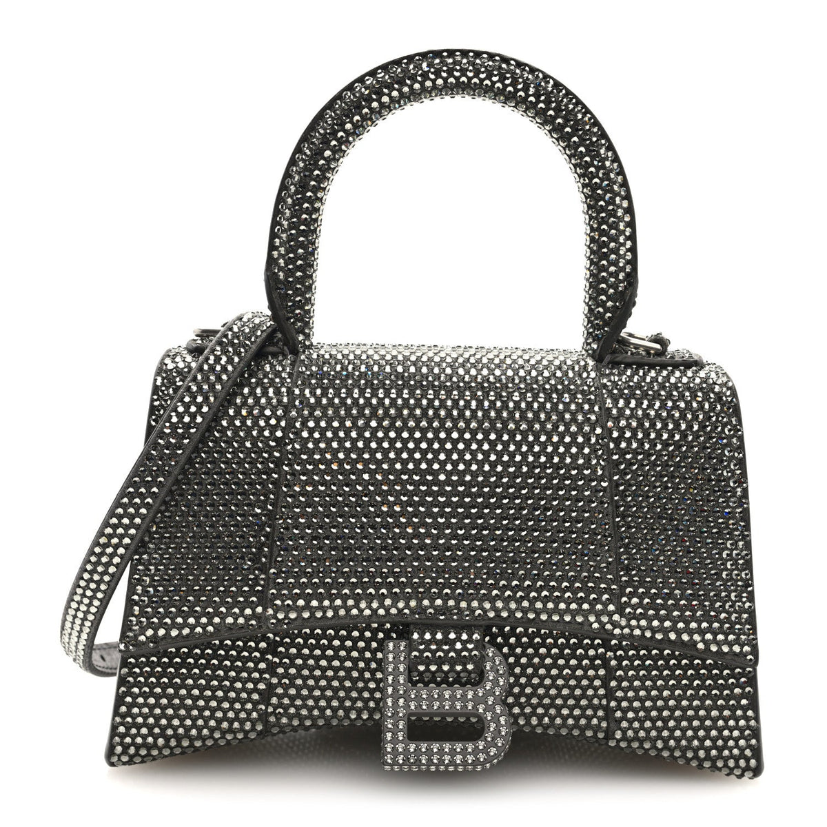 Suede Handbag - Grey