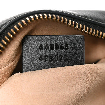 Small Calfskin Shoulder Bag - Black