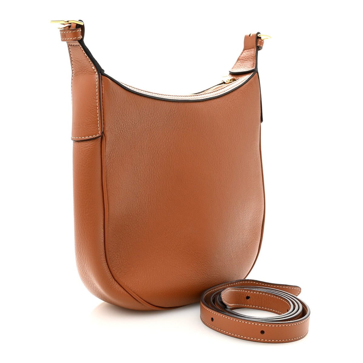 Small Calfskin Shoulder Bag - Tan