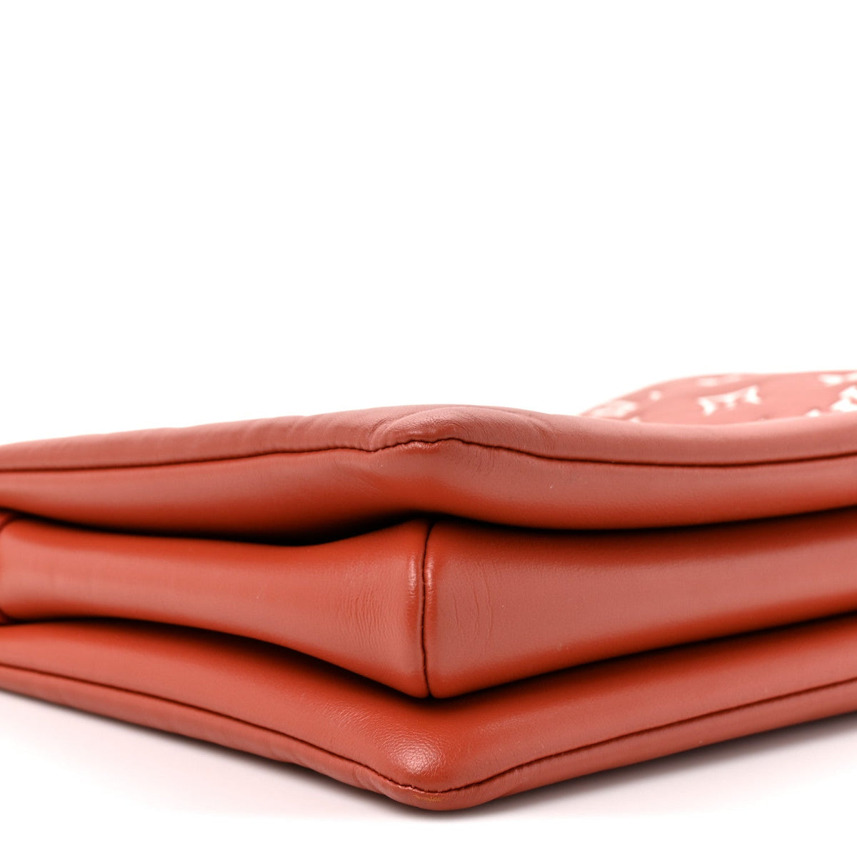 Lambskin Handbag - Brown