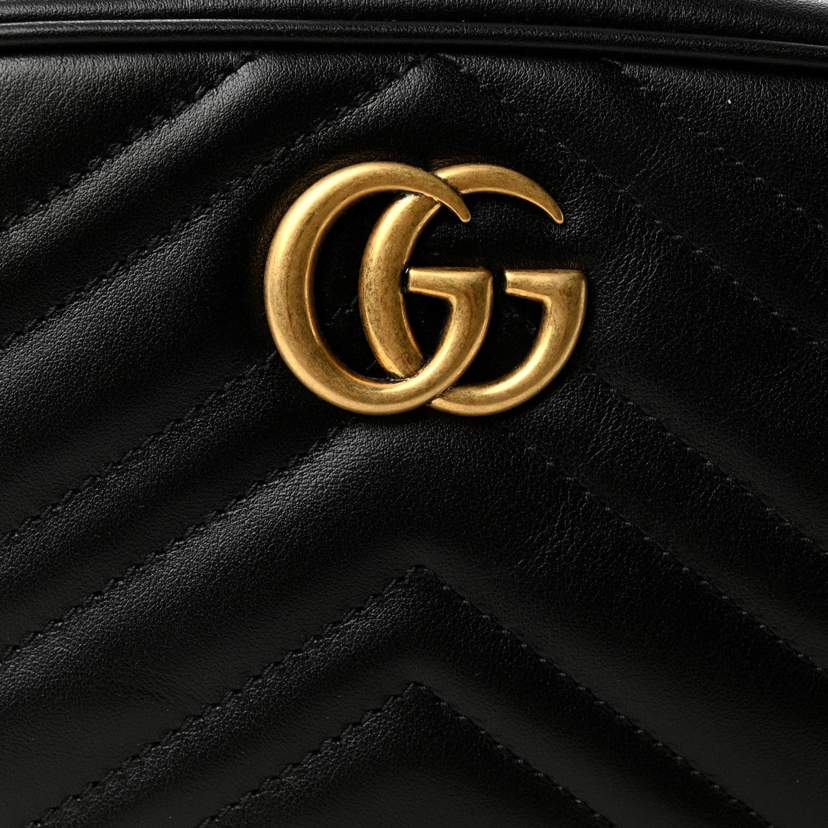 Mini Calfskin Shoulder Bag - Black