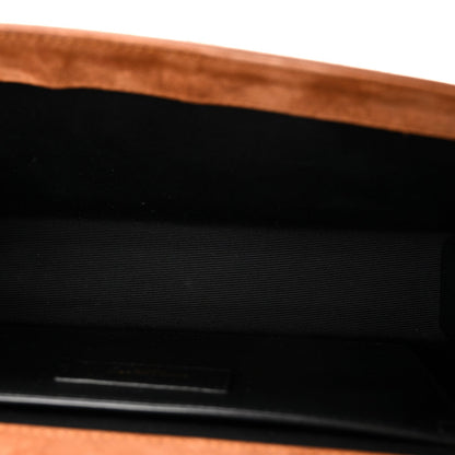 Small Suede Satchel Bag