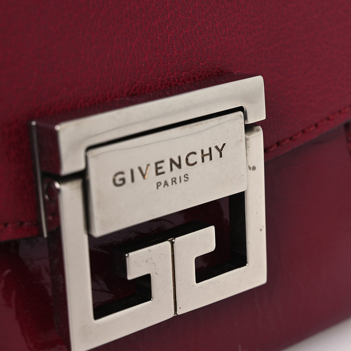 Mini Goatskin Shoulder Bag - Red