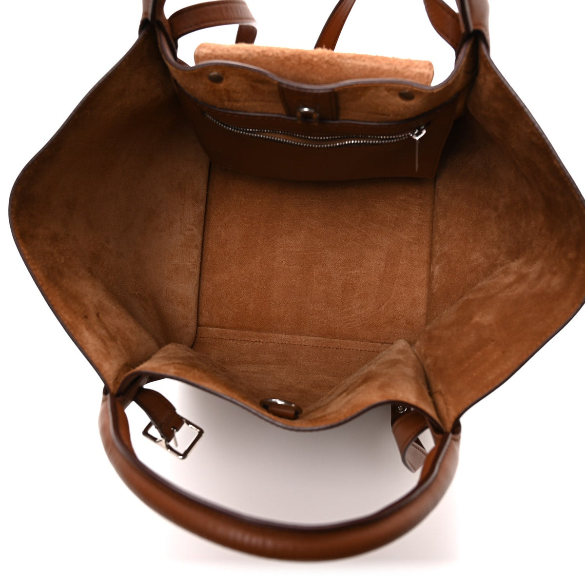 Small Calfskin Handbag - Tan
