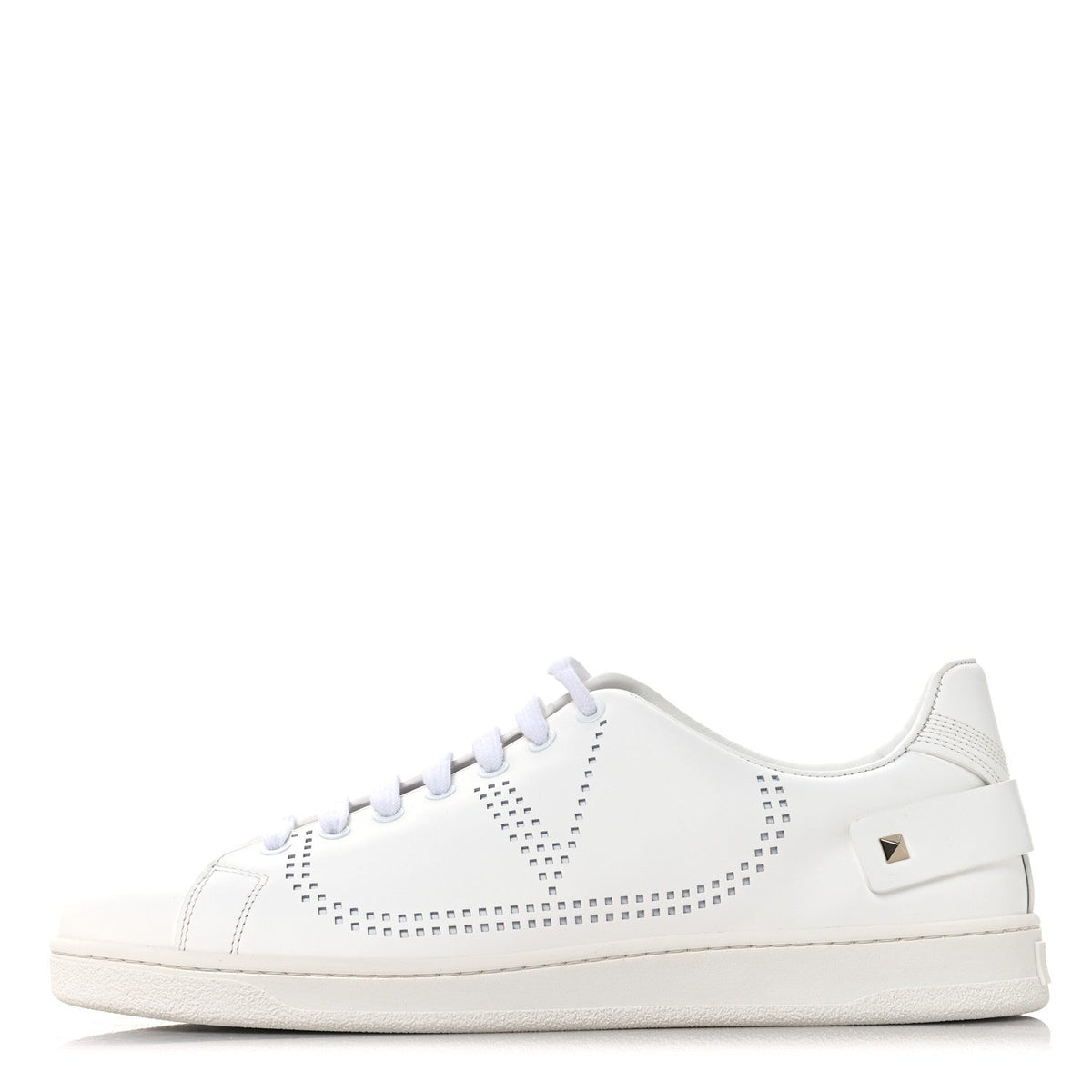 Garavanicalfskin Backnet Sneakers White