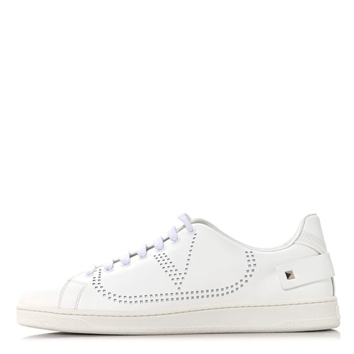 Garavanicalfskin Backnet Sneakers White