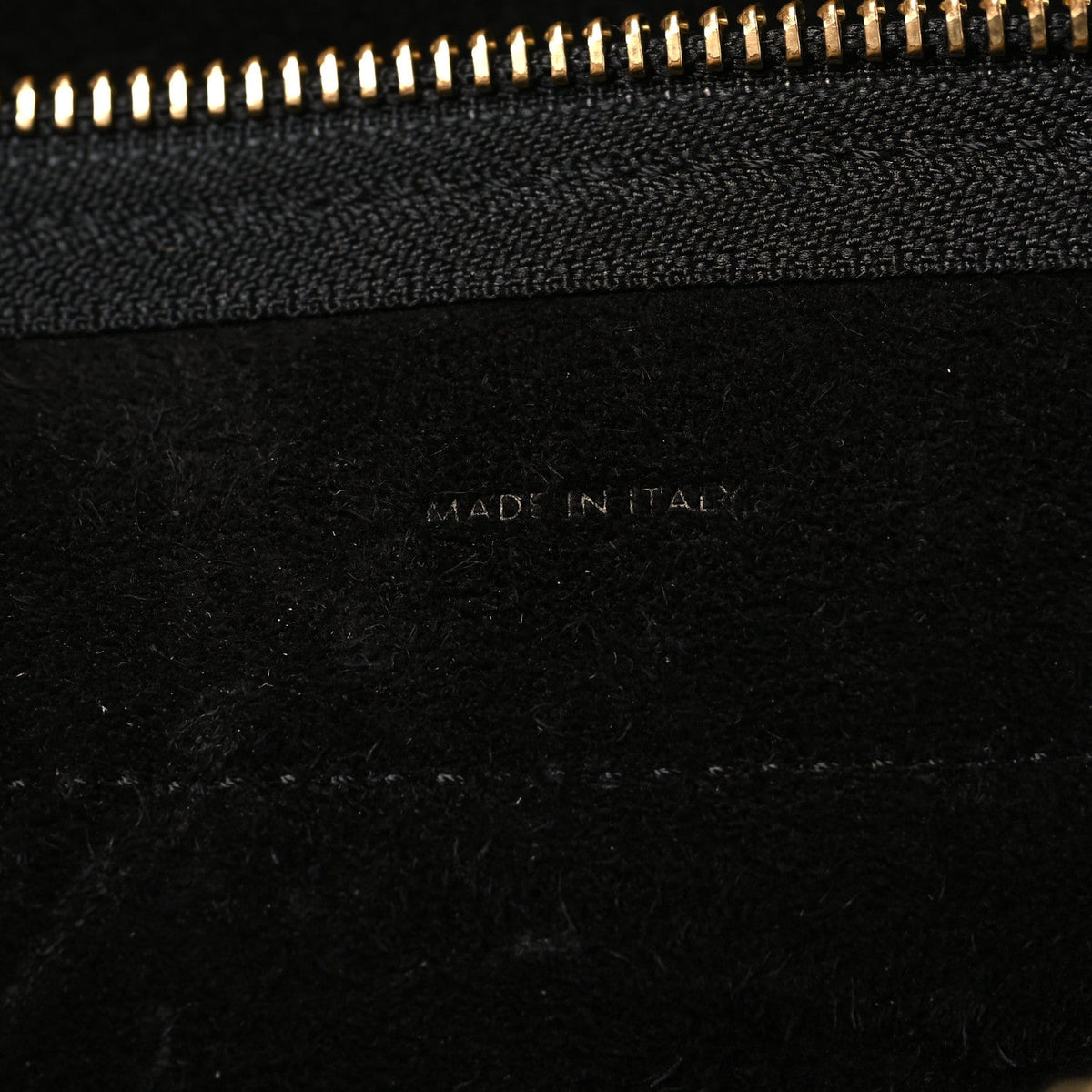 Nano Calfskin Belt Bag - Black