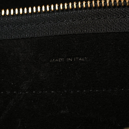 Nano Calfskin Belt Bag - Black