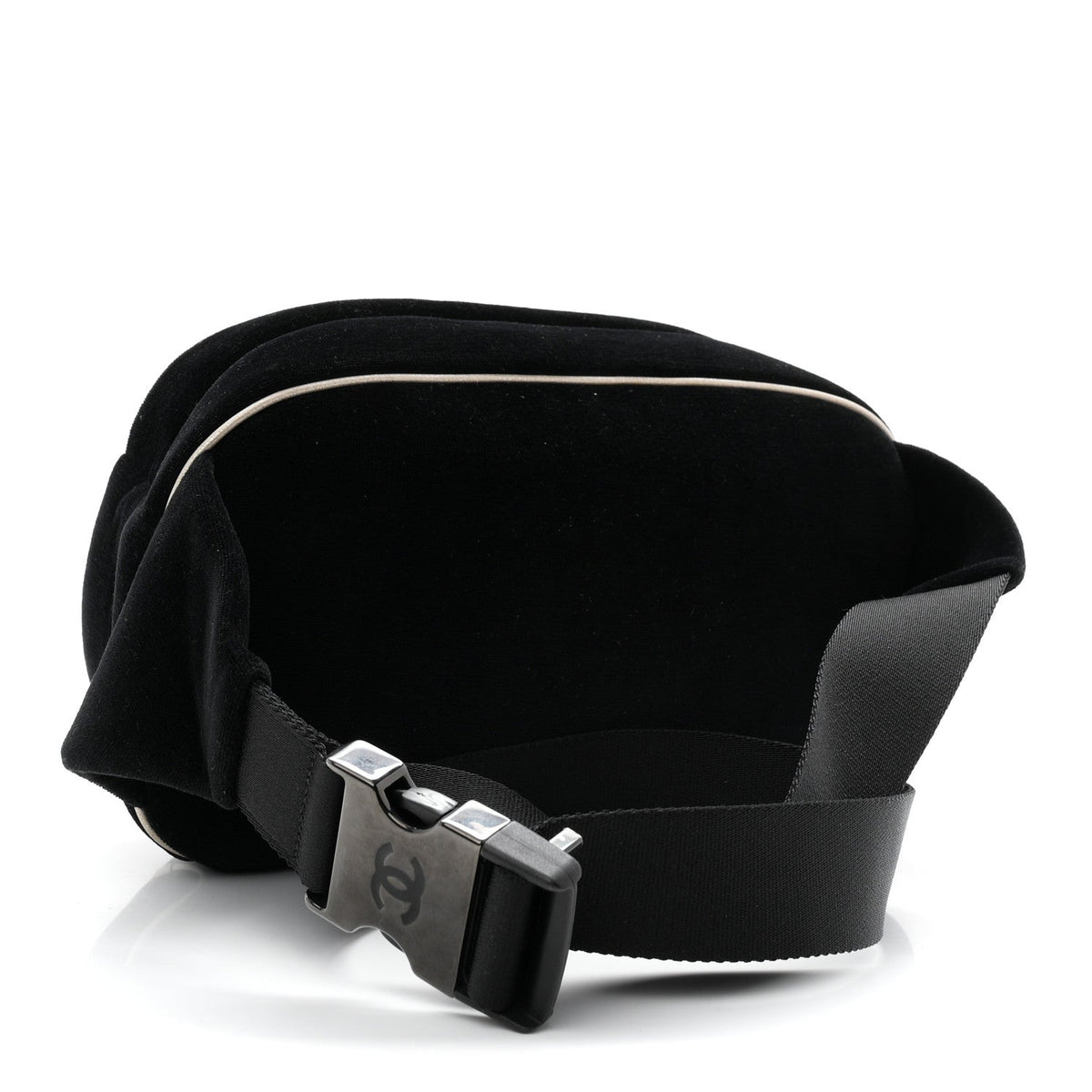 Quilted Belt Bag - Black