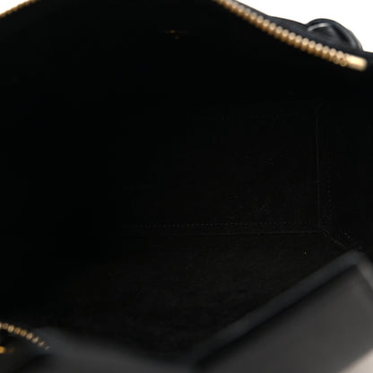Nano Calfskin Belt Bag - Black