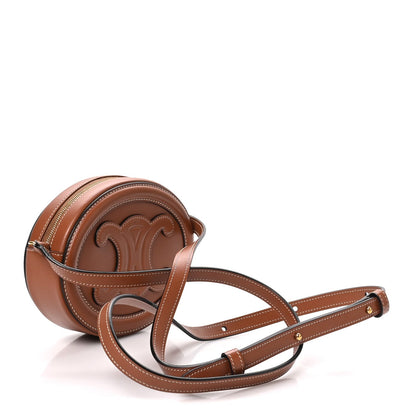 Small Calfskin Crossbody Bag - Tan