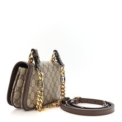 Mini Calfskin Shoulder Bag - Red