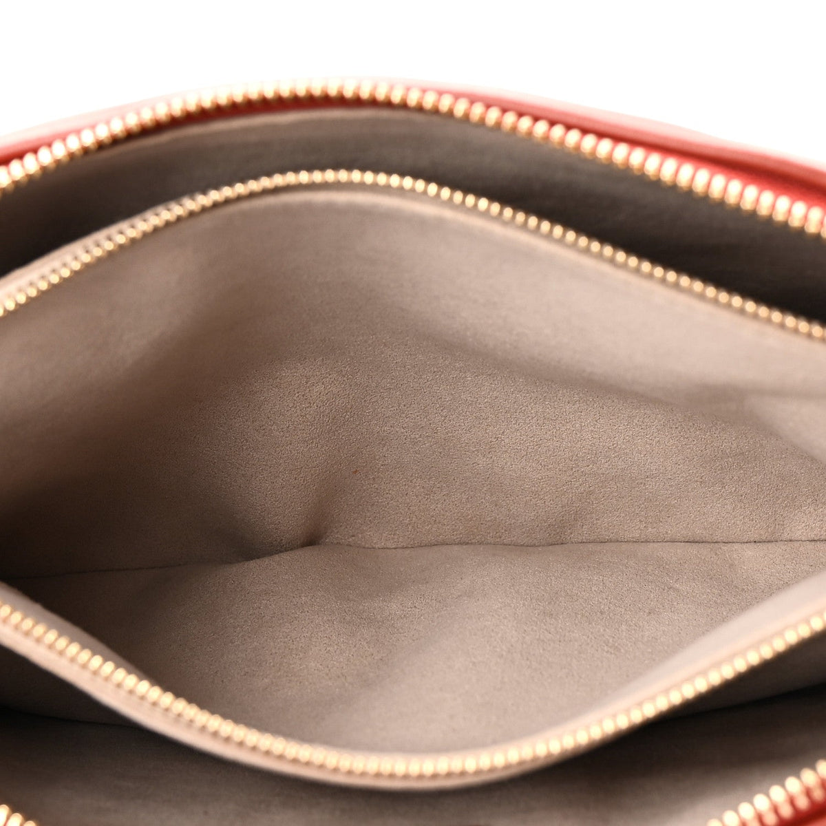 Lambskin Handbag - Brown