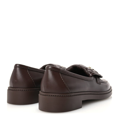 Chanel Lambskin Quilted CC Turnlock Women's Loafers