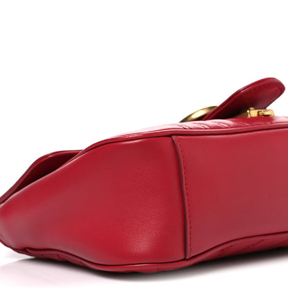 Small Calfskin Shoulder Bag - Red