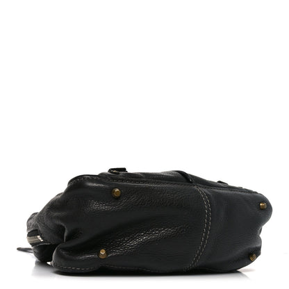 Small Calfskin Shoulder Bag - Black