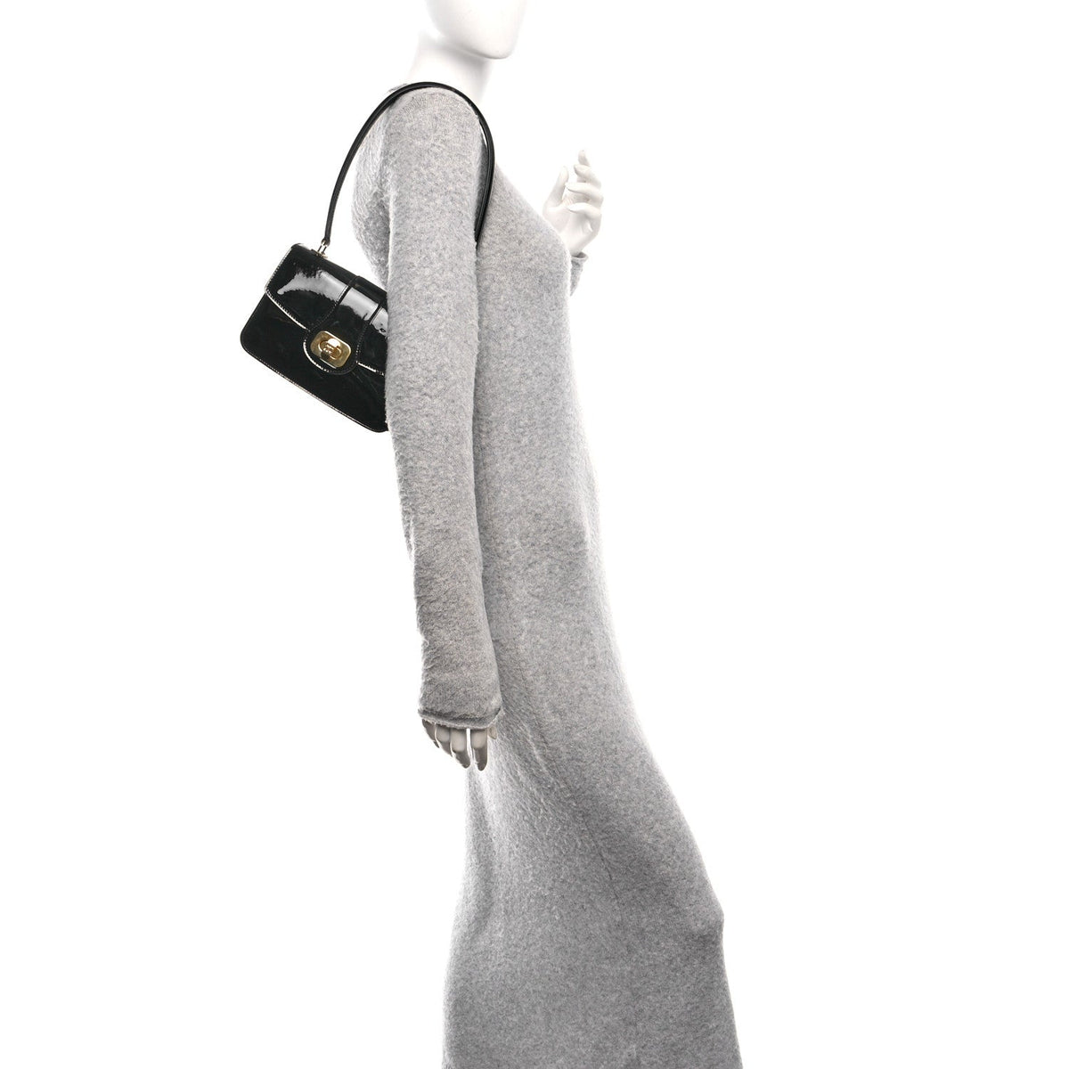 Calfskin Handbag - Black