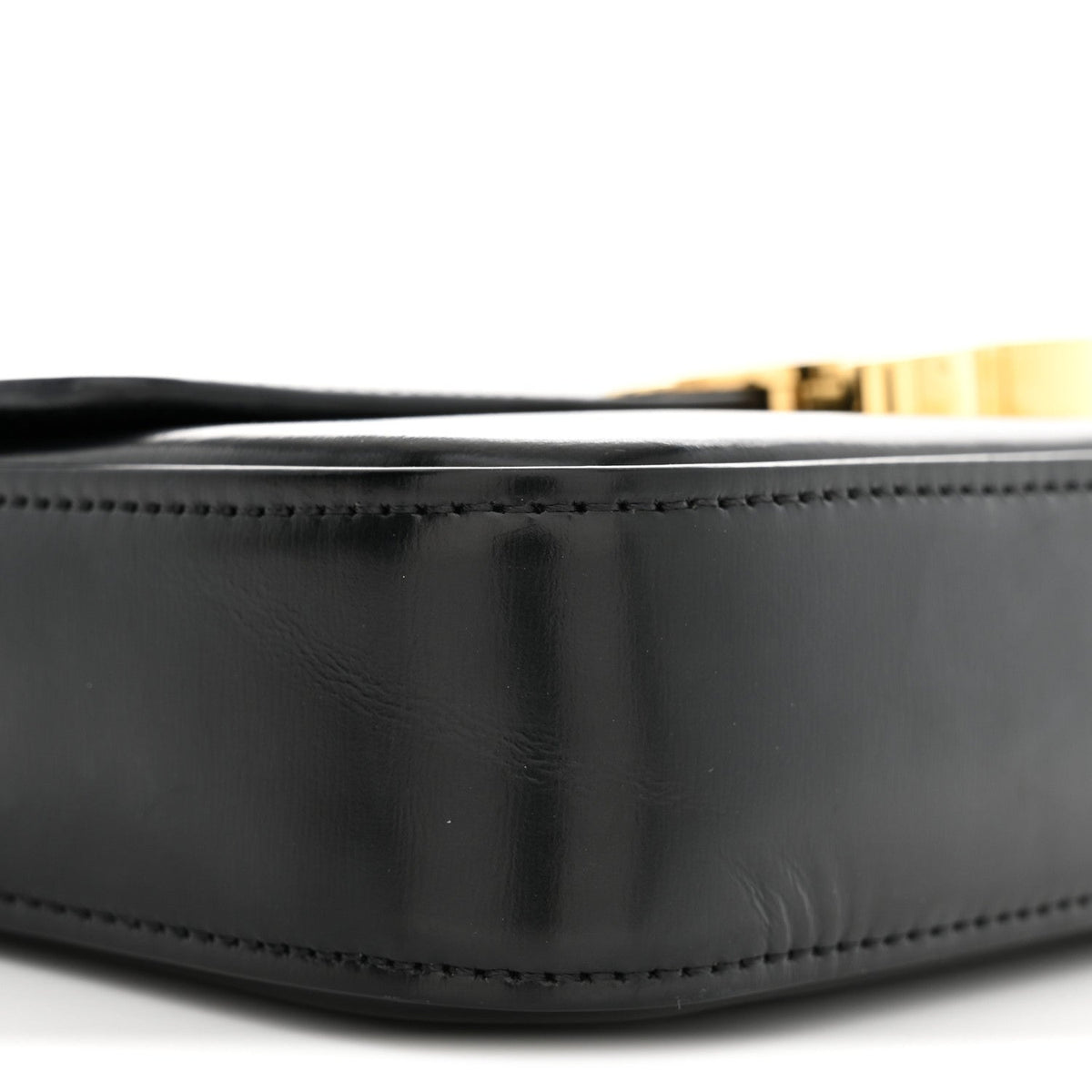 Calfskin Shoulder Bag - Black