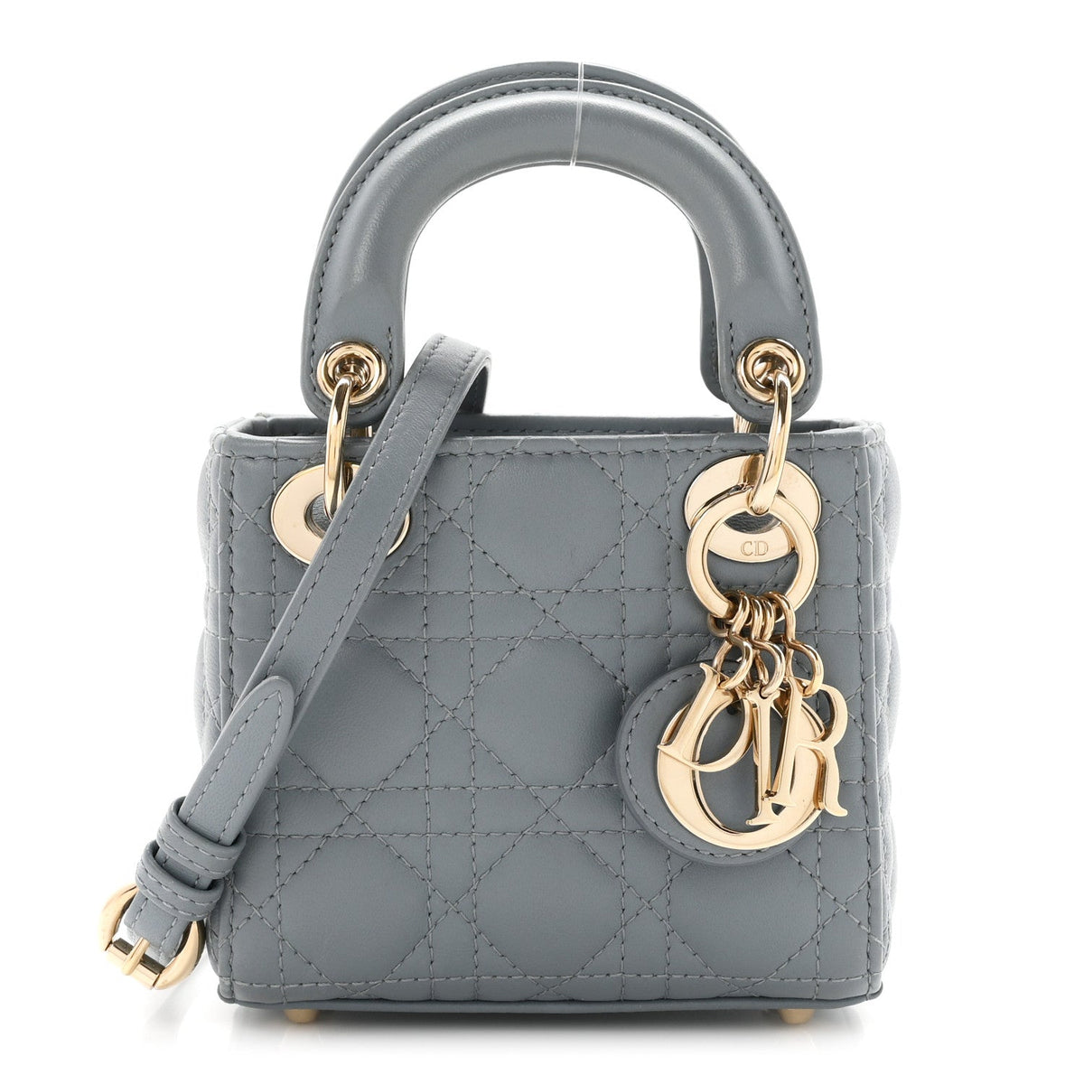 Lambskin Handbag - Blue